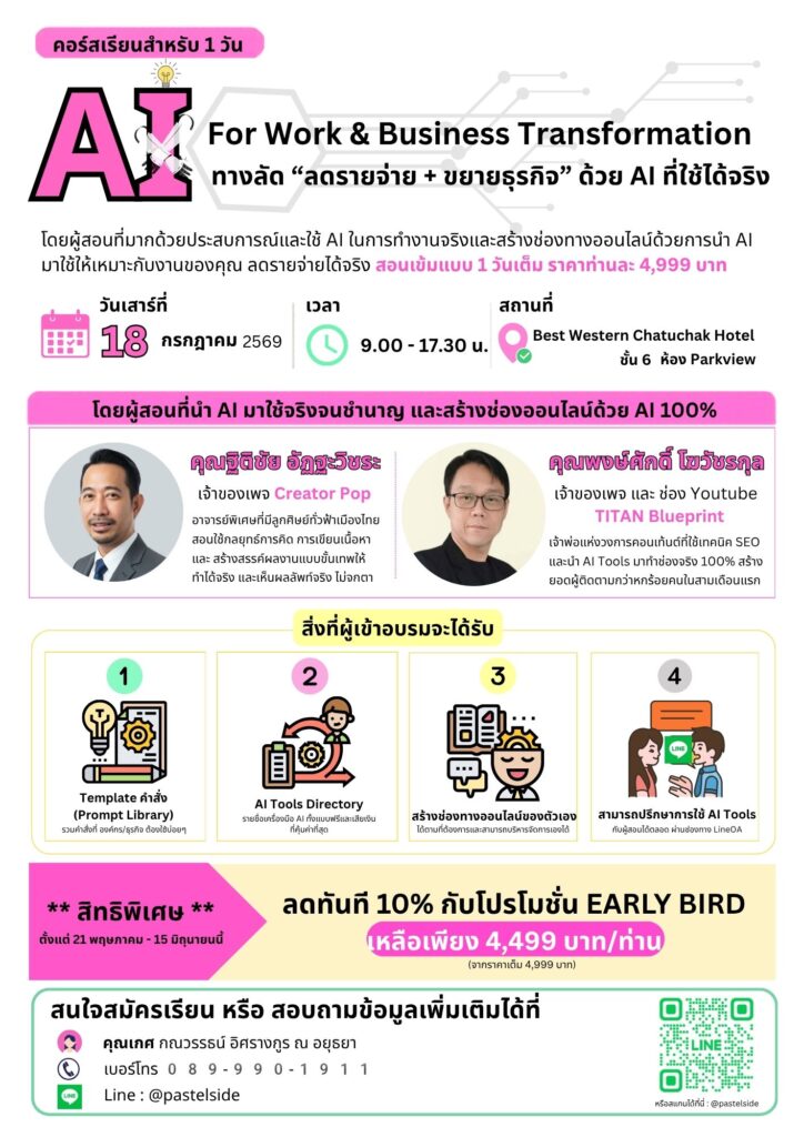 Final Poster Course AI For Work and Business Transformation
